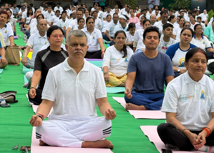 HUDCO celebrates International Yoga Day